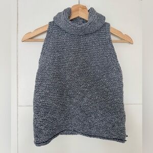Pilcro Slate Grey Cowl Neck Sweater Tank